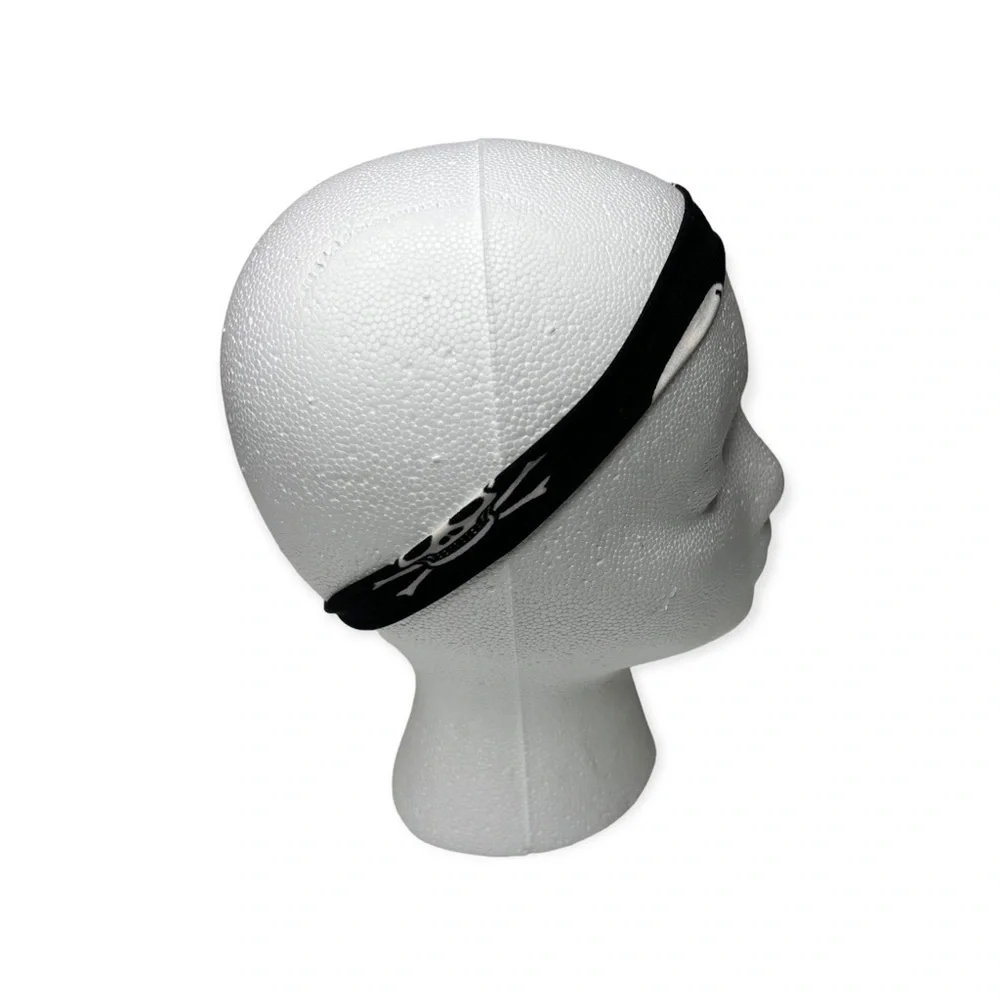 Buskins Skull Headband/Bracelet/Ponytail Holder OS